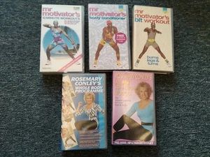 Bundle Of Mr Motivator's And Rosemary Connolly Exercise X 5 VHS 1994 - Picture 1 of 3