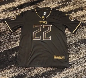 Tennessee Titans Derrick Henry Black Nike On Field Limited Jersey Size Large - Picture 1 of 4