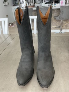 HH BROWN LEATHER BOOTS MEN 11-1/2 3059 N735402 Fast SHIPPING - Picture 1 of 17