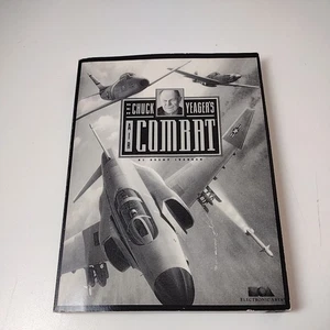 Vintage Chuck Yeager Air Combat Manual 1991 Gra PC EA Flight Simulator Broszura - Zdjęcie 1 z 13