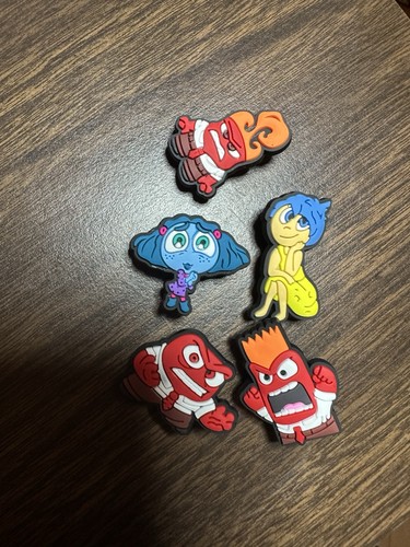 Inside Out shoe Charms Set Of 5 | eBay