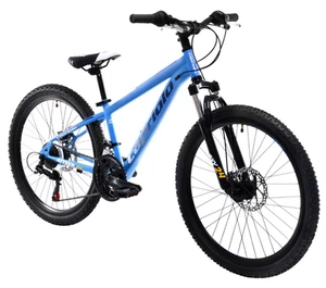 breluxx® 24 Zoll Mountainbike Capriolo Oxygen 2D FS, Shimano 18G - hell blau - Bild 1 von 9