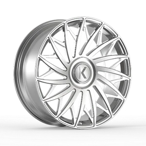 24x10 KG1 Forged KL084 Mantra Brushed LEFT DIRECTIONAL Wheel 6x5.5 (30mm) - Picture 1 of 5