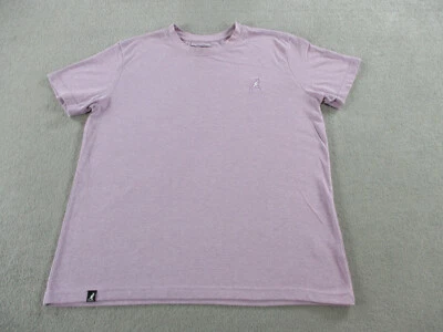 Kangol Shirt Adult Medium Purple Crewneck Embroidered Logo Casual Basic Stretch - Imagem 1 de 4