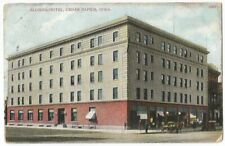 Cedar Rapids Iowa IA ~ Allison Hotel Street Scene 1910