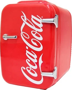 Vintage Coca-Cola 4L Mini Fridge - AC/DC & USB Cooler for Skincare & Drinks - Picture 1 of 10