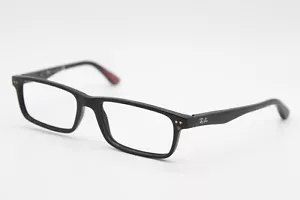 NEW RAY-BAN RB 5277 2077 BLACK RED AUTHENTIC EYEGLASSES 54-17 - Picture 1 of 4