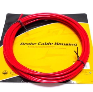 Jagwire 25 feet 5mm Brake Cable Housing with Lubricated inner Tube, Red, E95 - Picture 1 of 2