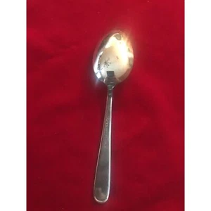 Stanley Roberts Rogers BEADED ELEGANCE 2 Oval Soup Spoons 6 7/8" - Picture 1 of 3