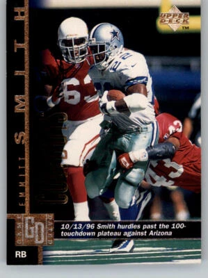 1997 Upper Deck #133 Emmitt Smith - Dallas Cowboys - Image 1 of 2