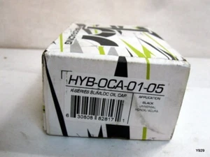 Hybrid Racing Slim Oil Cap V2 Dust Black For Honda Acura HYB-OCA-01-05 DAMAGED - Picture 1 of 9