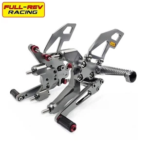 FULL-REV für Ducati 959 Panigale 16-19 verstellbare Fußstifte hinten Fußstützen - Bild 1 von 11