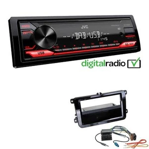 JVC 1-DIN Digital Media Autoradio DAB+ USB AUX für Skoda Yeti piano black - Bild 1 von 5