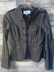 Sanctuary Surplus Jacket Juniors Size Small Army Green Long Sleeve - Picture 1 of 8