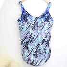 Swimsuits for All Swimdress Blue 24