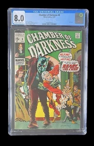 Chamber Of Darkness #8 CGC 8.0 Marvel Horror 1970 OFWHT/WHT Pages - Picture 1 of 5