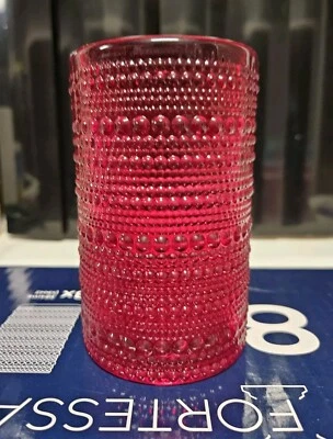 VASO FORTESSA JUPITER ROJO 13 OZ PAQUETE DE 8 - NUEVO Foto 1 de 3