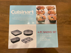 Cuisinart Chef's Classic Nonstick Bakeware 4-Piece Baking Set Brand New In Box