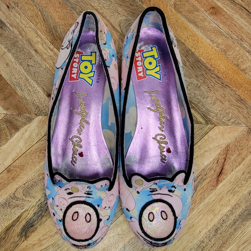 Irregular Choice Disney Toy Story Put A Cork In It Flat Shoes Hamm Pig Size 6.5 - Image 1 of 4