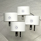 Eightree Smart Plug  Set Of 4 Smart Plugs.  Listed As Used But Appear New!