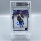 Justin Jefferson Signed 2020 Panini Donruss Clearly #RR-JUJ Card RC Beckett #/99