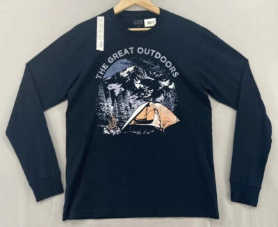 Camiseta para hombre Croft & Barrow MEDIANA manga larga excelente camping al aire libre precio de venta sugerido por el fabricante $24 Foto 1 de 4