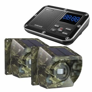 Wuloo 1800feet Solar Powered Driveway Alarms Long Range Wireless Motion Sensors - Picture 1 of 78