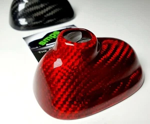Mini Cooper Gen 1 R52 rosso fibra di carbonio sport palo antenna base copertura - Foto 1 di 1