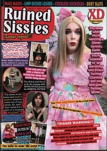 Ruined Sissies #6 Magazine Transgender Transvestite French Maid TV TS Adult Sex - Foto 1 di 11