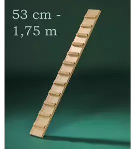 Hühnerleiter 53 cm - 1,75 m lang Hühnertreppe Hühnerrampe Kaninchen Katze Stall - Bild 1 von 13