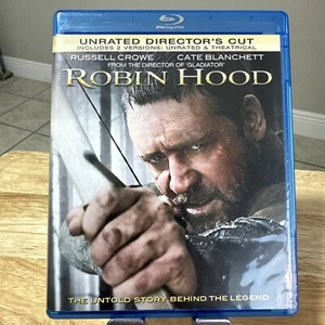Robin Hood (Blu-ray/DVD, 2010, 3-Disc Set, Unrated Director’s Cut) - Picture 1 of 7
