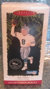 TROY AIKMAN, DALLAS COWBOYS Hallmark Handcrafted Action Figure Ornament - Picture 1 of 1