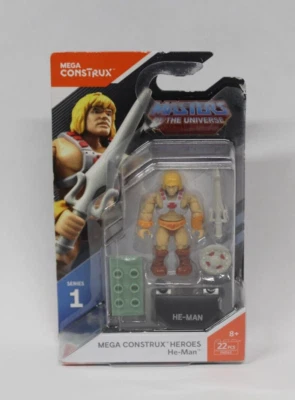 Mega Construx Masters of the Universe Series 1 He-Man Figure 2017 MOTU Heman - Image 1 of 3