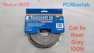 Cable vertical General Cat 5e 4 pares/calibre 24 - gris 100 pies - Imagen 1 de 2