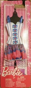 Barbie FASHIONISTAS 2012 Fashion Modern Cute Party Print Dress X7845 N4875 BNIP - Picture 1 of 4