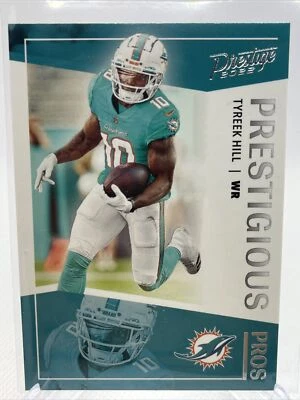 Tyreek Hill Miami Dolphins Uniform Prestigious Pros 2022 Prestige Football PP-7 - Image 1 of 2