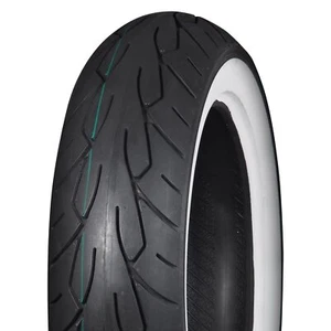 Vee Rubber VRM-302 Twin Rear 200/60-16 Wide Whitewall Motorcycle Tire - W30212 - Picture 1 of 1