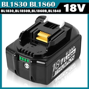FÜR MAKITA Batería 18V 6,0Ah BL1850 para Makita Li-ion BL1830 BL1860B BL1850B BL1840B 194205-3