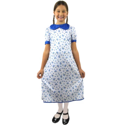 GIRLS 1930'S 1940'S VE DAY HISTORY COSTUMES WORLD BOOK DAY CHILDS FANCY DRESS - Image 1 of 4