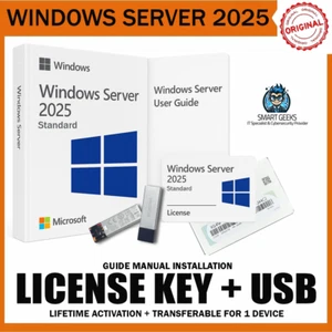 Windows Server 2025 Standard – 16 Core | Genuine License / USB / Guide Setup - Picture 1 of 12