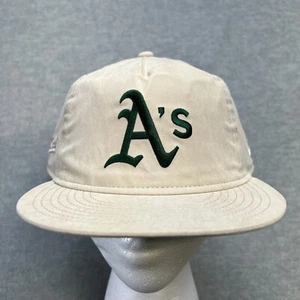 Oakland A's Hat Cap Strapback New Era Retro Crown Brushed Nylon Unstructured - Picture 1 of 10