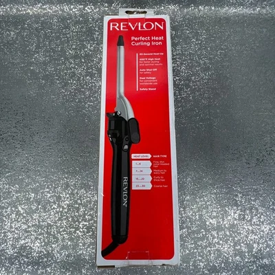 Revlon Perfect Heat Curling Iron RV053CP4 1/2" Ceramic Barrel New Open Box - Image 1 of 4