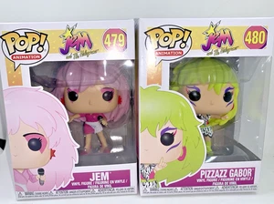 Jem And The Hologram's Original Funko Pops Dolls Set #479/ Pizzazz #480 - Picture 1 of 9