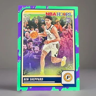 Ben Sheppard Rookie Card Slime 2023-24 Panini NBA Hoops #219 - Image 1 of 3