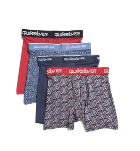 QUIKSILVER Men's Performance Nylon Boxer Briefs Fly Front 4-Pack Size M - Picture 1 of 8