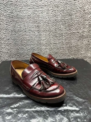 Mocasines Stuart Weitzman Manila charol borla borgoña para mujer talla 9M EE. UU. Foto 1 de 4