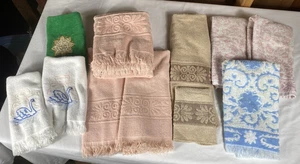 Lotto misto di asciugamani vintage damigella, cannone, Ames, Marco Polo - Foto 1 di 12