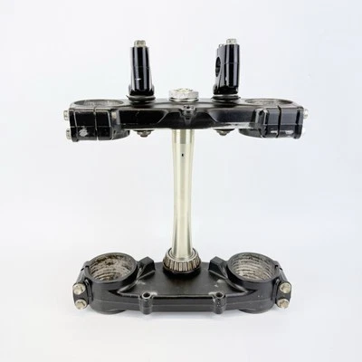 2009 - 2016 Kawasaki KX250F OEM Triple Tree Upper Lower Fork Clamp Steering Stem - Image 1 of 4