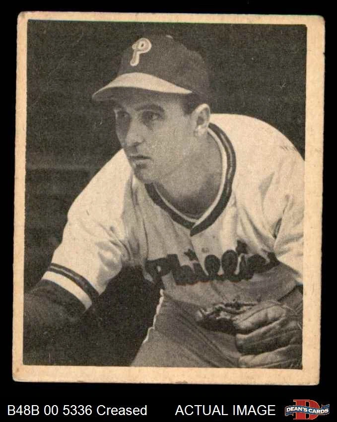 1948 Bowman #24 Dutch Leonard Phillies SHORT-PRINT RC 1.5 - FAIR - Image 1 of 1