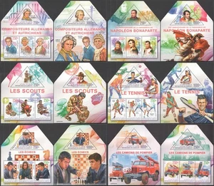 GS0587-591.738 2019 DJIBOUTI NAPOLEÓN SCOUTS AJEDREZ TENIS DEPORTE! FORMA 6+6 MNH - Imagen 1 de 1